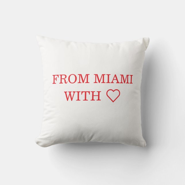 AUS MIAMI MIT ❤️ KISSEN (Vorderseite)