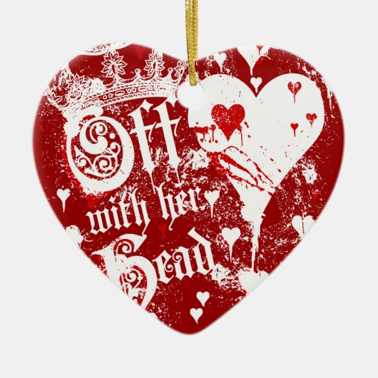 Aus mit ihrem Kopf Keramikornament (Vorne)