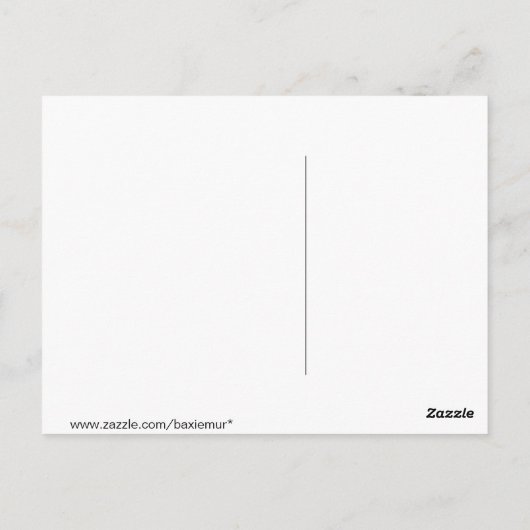 Aus-Mitte Postkarte (Rückseite)