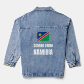 Aus Namibia Jeansjacke (Rückseite)