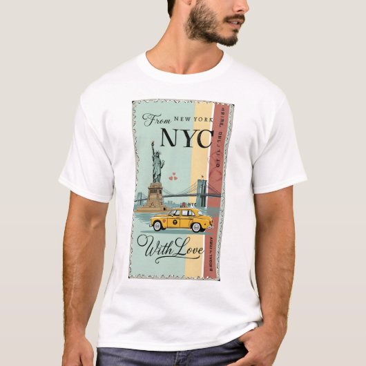 Aus New York, mit Liebe - U-Bahn-Symphonie T-Shirt (Vorderseite)