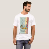 Aus New York, mit Liebe - U-Bahn-Symphonie T-Shirt (Vorne ganz)