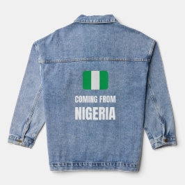 Aus Nigeria Jeansjacke