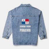 Aus Panama kommend Jeansjacke (Rückseite)