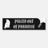AUS PARADISE HERGESTELLT - Hawaii Cat Autoaufkleber (Vorne)