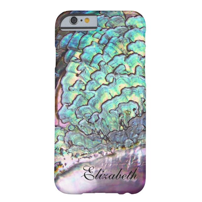 Aus Perlmutt schillerndes Juwel-personalisierter Case-Mate iPhone Hülle (Rückseite)