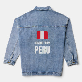Aus Peru kommend Jeansjacke