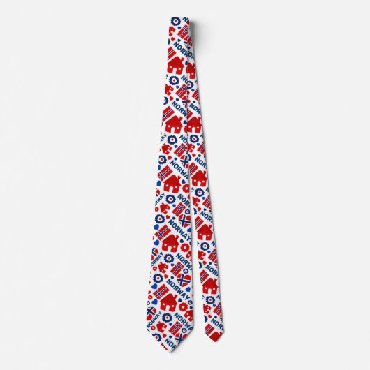 Aus Richtung Norwegen Neck Tie Krawatte (Vorderseite)