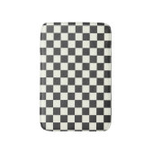 Aus schwarz und weiß badematte (Vorderseite Vertikal)