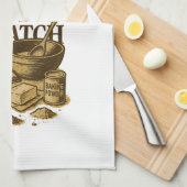 Aus Scratch Küchentuch hergestellt (Viertel Falte)