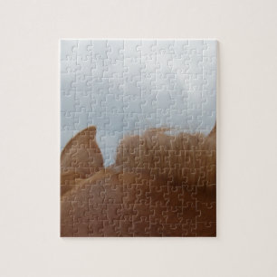 Aus Sicht eines Pferdes, Pferdeohren und Hals Puzzle