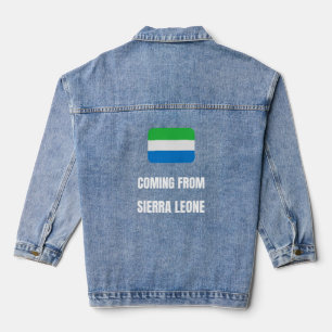 Aus Sierra Leone kommen Jeansjacke