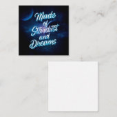 Aus Stardust and Dreams Stationery Note Card Mitteilungskarte (Vorne/Hinten)