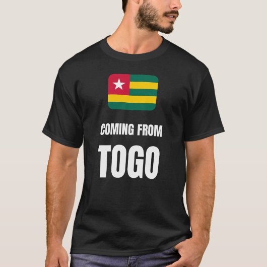 Aus Togo kommend T-Shirt (Vorderseite)