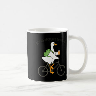 Aus, um die Emotionen Gans lustige psychische Gesu Kaffeetasse