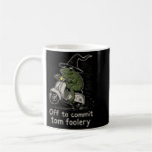 Aus, um Tom Foolery Funny Frog Witz Scooter zu ver Kaffeetasse (Links)