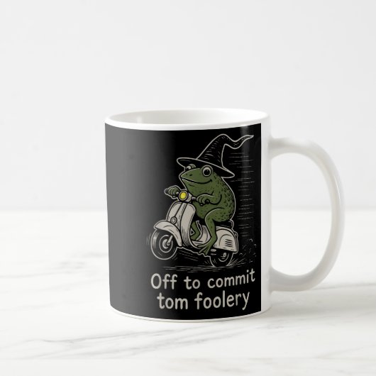 Aus, um Tom Foolery Funny Frog Witz Scooter zu ver Kaffeetasse (Rechts)