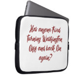 Aus und aus! NEU! Laptopschutzhülle (Vorne Rechts)