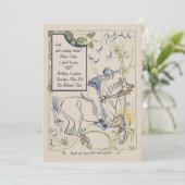 Aus und Laufende Einladung (Stehend Vorderseite)