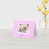 Aus Victoria Secret Cartoon Note Card gefixt Karte (Gelbe Blume)