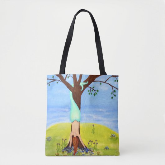 Aus Wasser-Meerjungfrau-Kunst heraus Tasche (Vorderseite)