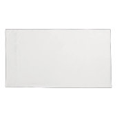 Aus weißem Quatrefolienmuster Kissenbezug (Rückseite)