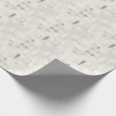 Aus weißer Abstrakter Farbe Geschenkpapier (Ecke)