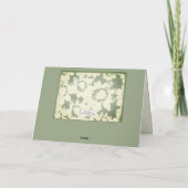 Aus weißer Blende, beliebiger Fall, Blankenkarte Karte (Rückseite)