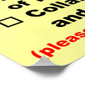 Aus welchem Grund auch immer Sie sich für ein lust Poster (Ecke)