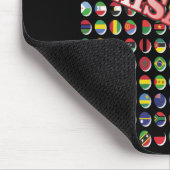 Aus welchem Land du kommst Mousepad (Ecke)