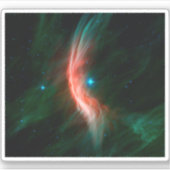 Aus Zeta Ophiuchi fließen Stellarwinde. Aufkleber (Vorderseite)