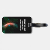 Aus Zeta Ophiuchi fließen Stellarwinde. Gepäckanhänger (Rückseite horizontal)