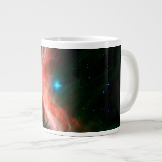 Aus Zeta Ophiuchi fließen Stellarwinde. Jumbo-Tasse (Vorderseite Rechts)