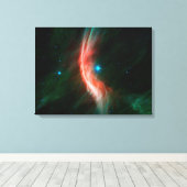 Aus Zeta Ophiuchi fließen Stellarwinde. Leinwanddruck (Insitu (Holzboden))
