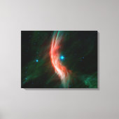 Aus Zeta Ophiuchi fließen Stellarwinde. Leinwanddruck (Vorderseite)
