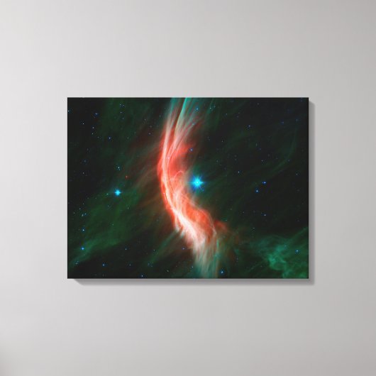 Aus Zeta Ophiuchi fließen Stellarwinde. Leinwanddruck (Vorderseite)