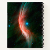 Aus Zeta Ophiuchi fließen Stellarwinde. Notizblock (Rückseite)