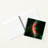Aus Zeta Ophiuchi fließen Stellarwinde. Notizblock (Innenseite)