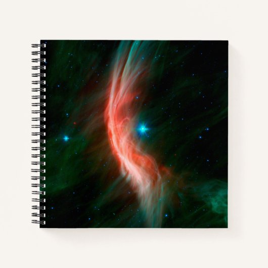 Aus Zeta Ophiuchi fließen Stellarwinde. Notizblock (Vorderseite)