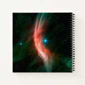 Aus Zeta Ophiuchi fließen Stellarwinde. Notizblock (Rückseite)