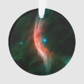 Aus Zeta Ophiuchi fließen Stellarwinde. Ornament (Vorderseite)
