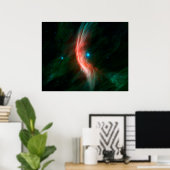 Aus Zeta Ophiuchi fließen Stellarwinde. Poster (Heimbüro)