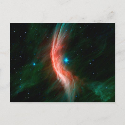 Aus Zeta Ophiuchi fließen Stellarwinde. Postkarte (Vorderseite)