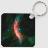 Aus Zeta Ophiuchi fließen Stellarwinde. Schlüsselanhänger (Rückseite)