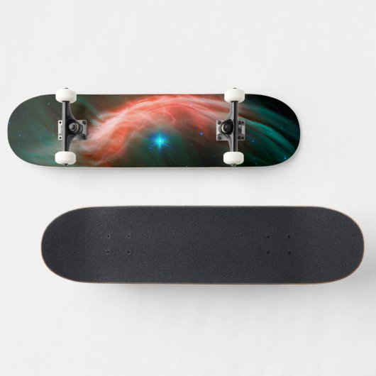 Aus Zeta Ophiuchi fließen Stellarwinde. Skateboard (Horizontal)