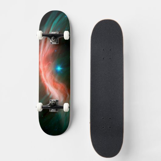 Aus Zeta Ophiuchi fließen Stellarwinde. Skateboard (Vorderseite)