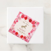 Aus zum Altar-Rote Rosen-Brautparty Geschenkanhänger (Beispiel)