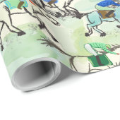 Aus zum Races Gift Wrap Geschenkpapier (Rolleneckpunkt)