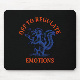 Aus zur Regulierung der Emotionen Skunk-Psychologi Mousepad