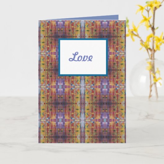 Aus zur Uni Karte (Gelbe Blume)